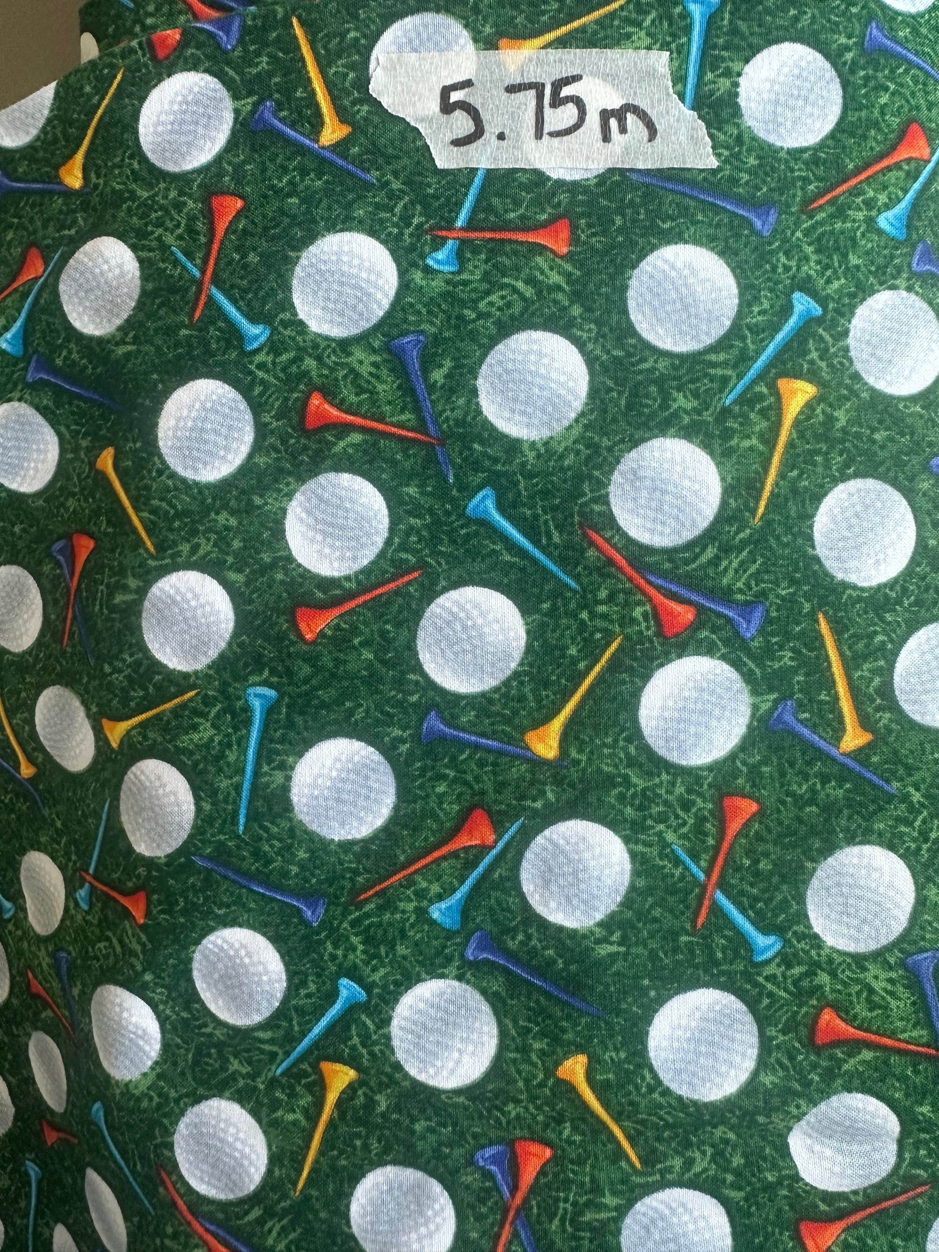 Cotton By The Metre - Golf