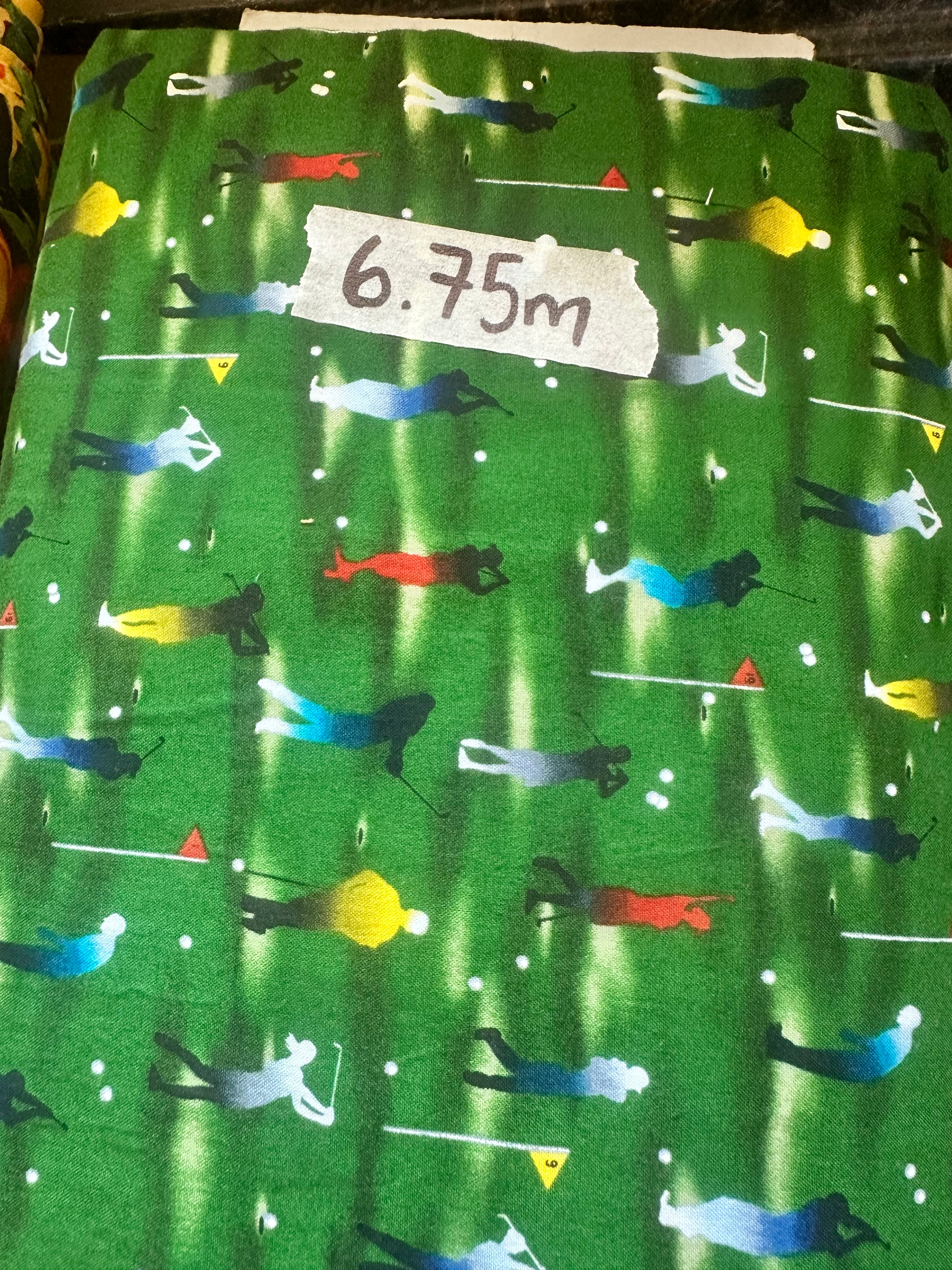 Cotton By The Metre - Golf